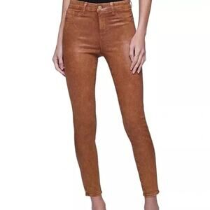 NWT - L'Agence Margot Java Mineral Coated High-Rise Skinny Jean Size 27